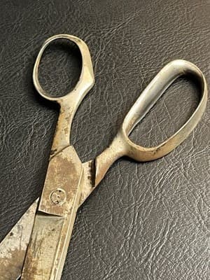 Vintage "SIERRA" Shears Scissors 4-5” (10” Total) USA Antique Rusty - Thumbnail 8