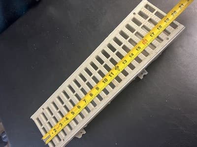 NDS 860G 5” IN EZ Channel With Grate Drain Plastic 20” Long. Floor Drainage - Thumbnail 12