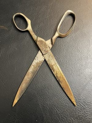 Vintage "SIERRA" Shears Scissors 4-5” (10” Total) USA Antique Rusty - Thumbnail 6