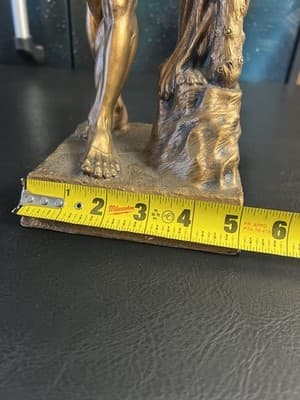 RARE Niels Andersen Sculpture Farnese Hercules Weightlifting Bodybuilding Trophy - Thumbnail 13
