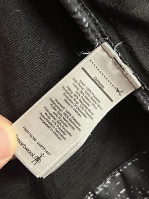 Smartwool Smartloft 60 Hoodie Vest Full Zip Merino Wool Hybrid Black Women’s XS - Thumbnail 9