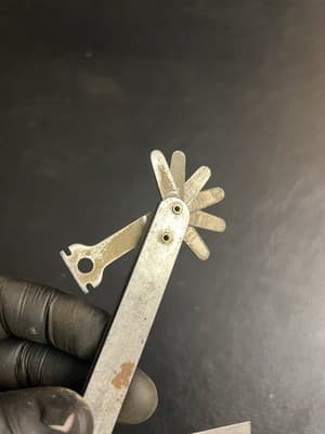 VTG Western Giant Heavy Duty Tools Spark Plug Adjusting Tool USA Double Sided - Thumbnail 8