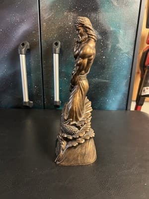 Niels Andersen Poseidon Trident Bodybuilding Male Posing Sculpture Statue Trophy - Thumbnail 6