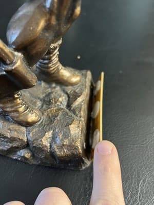 Niels Andersen Bodybuilder Muscle Viking Trophy Sculpture Statue 14" 1999 Award - Thumbnail 13