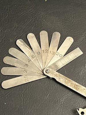 VTG Western Giant Heavy Duty Tools Spark Plug Adjusting Tool USA Double Sided - Thumbnail 2