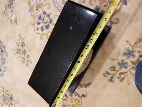 Vintage Sessions MANTLE CLOCK Columns Women Harps Black Gold Cathedral Old *READ - Thumbnail 18