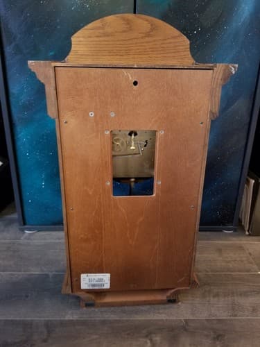 Vtg 90 Howard Miller Wood Wall Pendelum Clock 613300 Bell Chime 1051-030 613-300 - Thumbnail 11