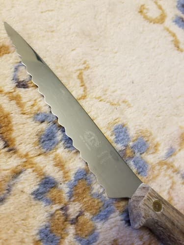 Vtg Jernbolaget Eskilstuna 7" Special Knife Sweden Stainless Steel Blade Wood - Thumbnail 3