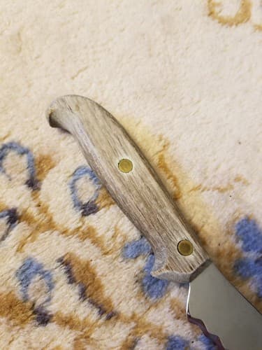 Vtg Jernbolaget Eskilstuna 7" Special Knife Sweden Stainless Steel Blade Wood - Thumbnail 9