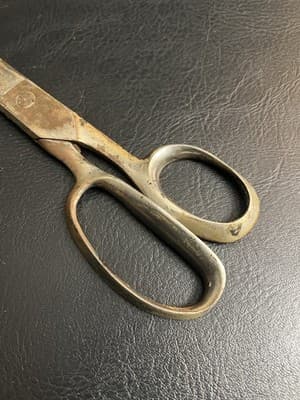 Vintage "SIERRA" Shears Scissors 4-5” (10” Total) USA Antique Rusty - Thumbnail 5