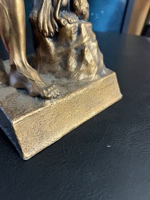 RARE Niels Andersen Sculpture Farnese Hercules Weightlifting Bodybuilding Trophy - Thumbnail 4
