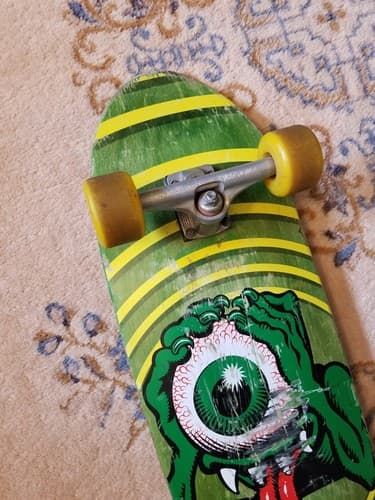 Vintage 90s Santa Cruz Complete Skateboard Eyegore Cruiser Jammer Jim Phillip - Thumbnail 2