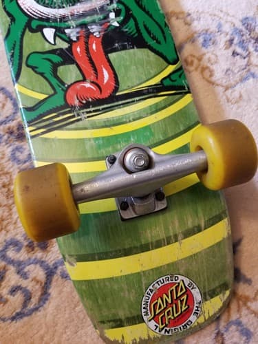 Vintage 90s Santa Cruz Complete Skateboard Eyegore Cruiser Jammer Jim Phillip - Thumbnail 4
