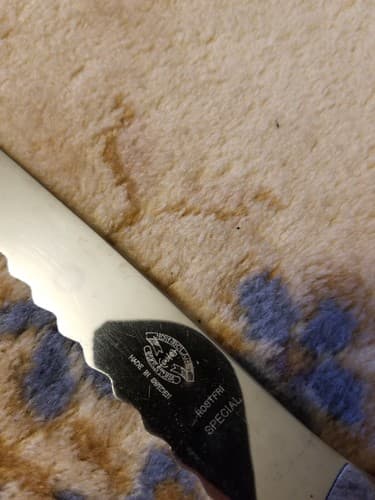 Vtg Jernbolaget Eskilstuna 7" Special Knife Sweden Stainless Steel Blade Wood - Thumbnail 4