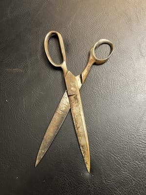 Vintage "SIERRA" Shears Scissors 4-5” (10” Total) USA Antique Rusty - Thumbnail 9