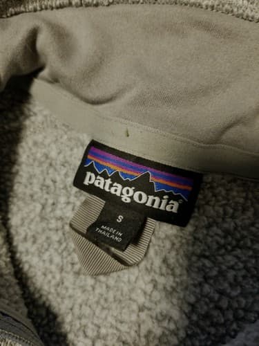 Patagonia Women's S Better Sweater 1/4 Zip Fleece Pullover - Heather Gray - Thumbnail 2