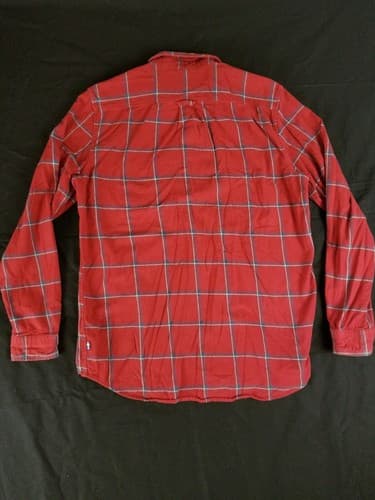 FjallRaven Ovik Comfort Button Up Shirt Mens L Red Oak Long Sleeve Lumberjack - Thumbnail 3