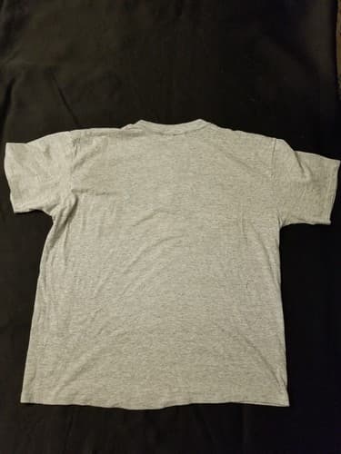 Vtg Peanuts Snoopy Germany Garmisch Short Sleeve Tee XL Rare Snow Tree Sled Grey - Thumbnail 4