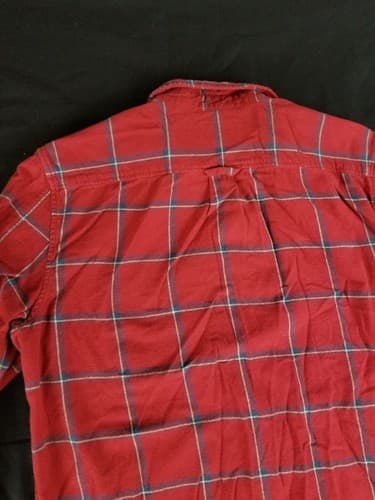 FjallRaven Ovik Comfort Button Up Shirt Mens L Red Oak Long Sleeve Lumberjack - Thumbnail 4