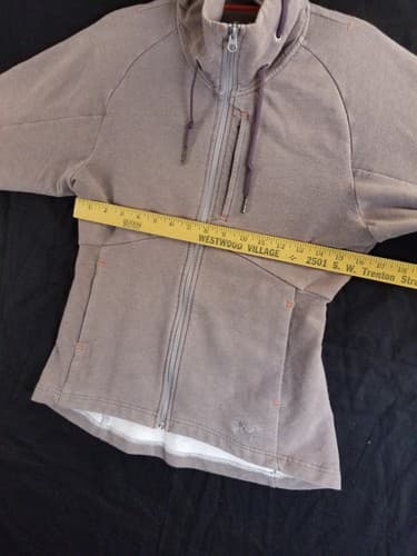 Arc'teryx Women's S Tarsa Hoody Full Zip-Up Plum Grey Sweatshirt 13708 - Thumbnail 12