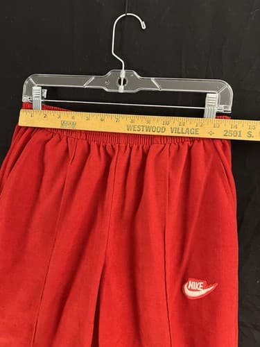 VTG Rare NIKE JORDAN Air Flight Jumpman M Track Jacket/Pants Suit Red White USA - Thumbnail 14
