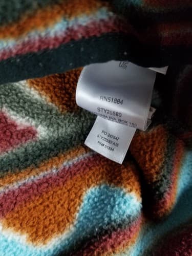 Patagonia Synchilla Sweater Men's M Delta Cinder Red Southwestern Snap Aztec - Thumbnail 6