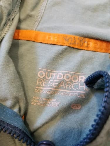 Outdoor Research Womens Red Rock Hoody Shirt Blue Teal Lightweight PullOver XS - Thumbnail 3