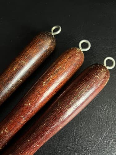 Vintage Craftsman’s Wood Lathe Turning Tools, USA Lot Of 3 Chisels Blades Knives - Thumbnail 10