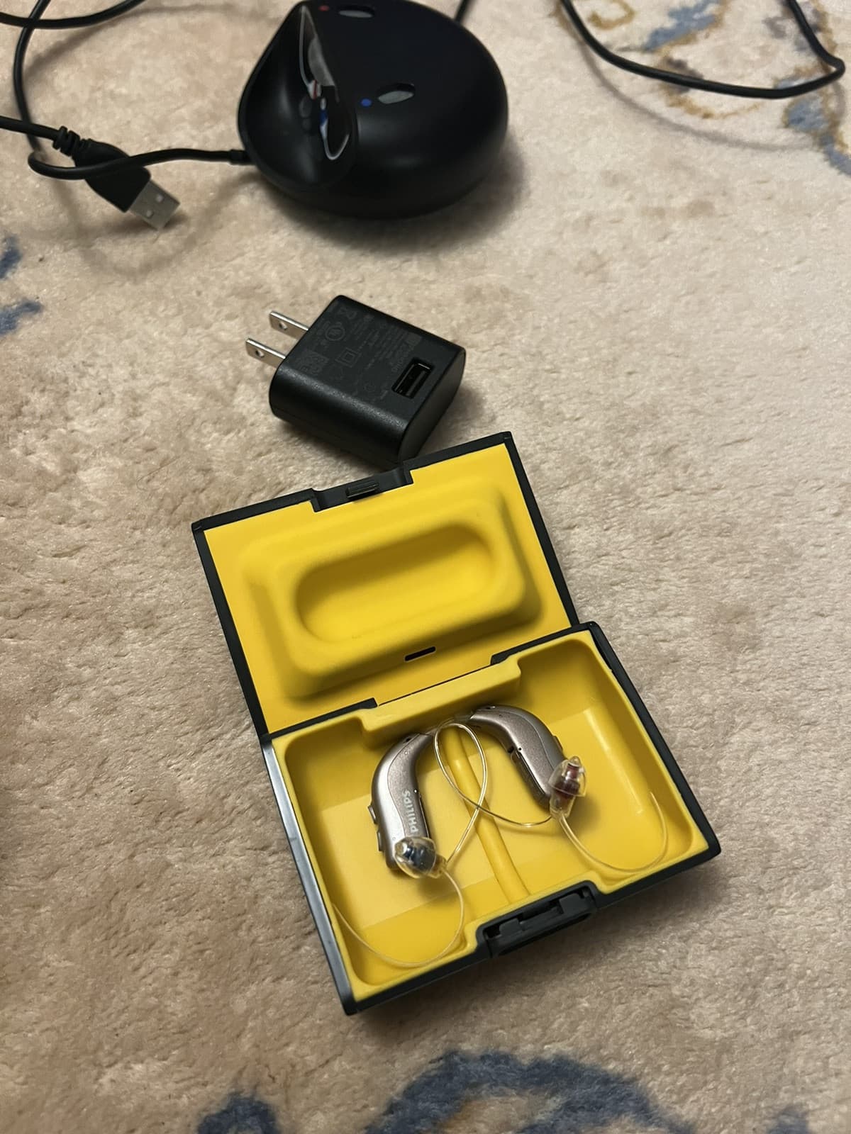 Philips Hearlink Hearing Aids 9010 MNR TR Right & Left MiniRITE Charging Base - Thumbnail 17