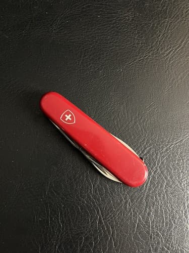 Victorinox Officer Swiss Army Folding Knife “Walter” Red Rostfrei Utility 6 Vtg - Thumbnail 6