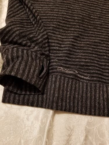 Outdoor Research Women’s Medium Grey Black Mikala Long Pullover Shirt Cowl Neck - Thumbnail 8