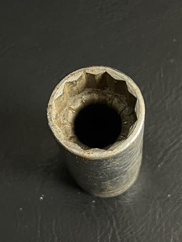 Vtg SNAP ON SVS321 USA 1" Deep Socket 1/2" Drive 12 Point USA Metal - Thumbnail 5