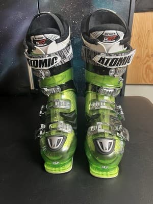ATOMIC HAWX 90 Mens Ski Boots Green Black 28/28.5 US 10-10.5 RECCO Hi-Perf Fit - Thumbnail 3