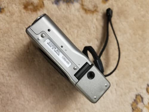 Canon IX 240 ELPH APS Point and Shoot Film Camera Silver Untested For Parts - Thumbnail 8