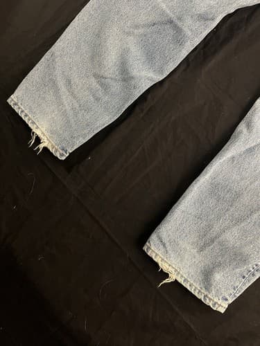 Vtg 90s Levis 550 Blank Tab Light Wash Jeans Size Fits 38x32 *36x31 USA Tapered - Thumbnail 11