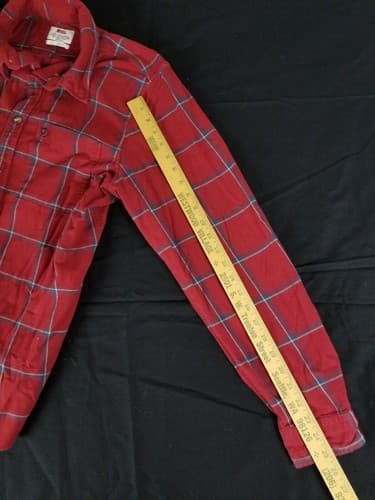 FjallRaven Ovik Comfort Button Up Shirt Mens L Red Oak Long Sleeve Lumberjack - Thumbnail 11