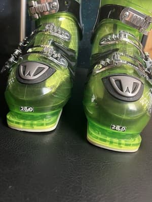 ATOMIC HAWX 90 Mens Ski Boots Green Black 28/28.5 US 10-10.5 RECCO Hi-Perf Fit - Thumbnail 4