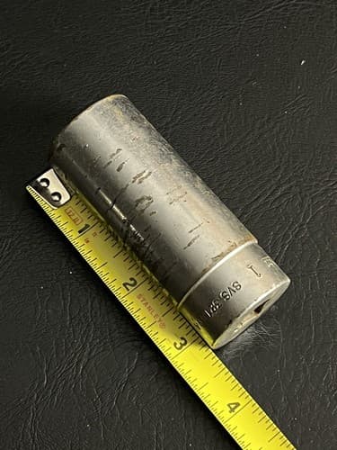 Vtg SNAP ON SVS321 USA 1" Deep Socket 1/2" Drive 12 Point USA Metal - Thumbnail 8