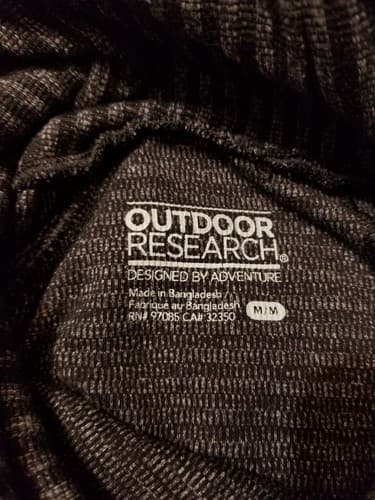 Outdoor Research Women’s Medium Grey Black Mikala Long Pullover Shirt Cowl Neck - Thumbnail 6