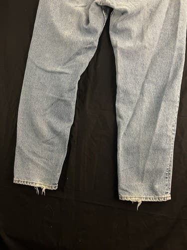 Vtg 90s Levis 550 Blank Tab Light Wash Jeans Size Fits 38x32 *36x31 USA Tapered - Thumbnail 10