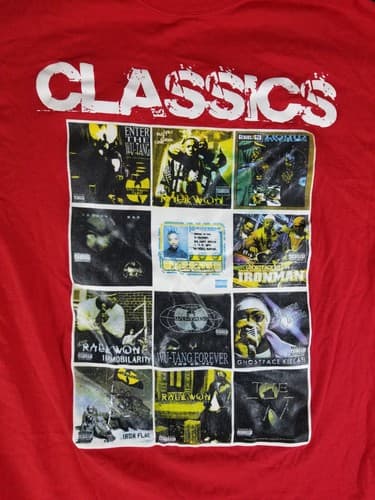 Vintage Wu Tang Clan Classics T Shirt Mens M Rap Tee 90s Hip Hop Band Cuban Linx - Thumbnail 2