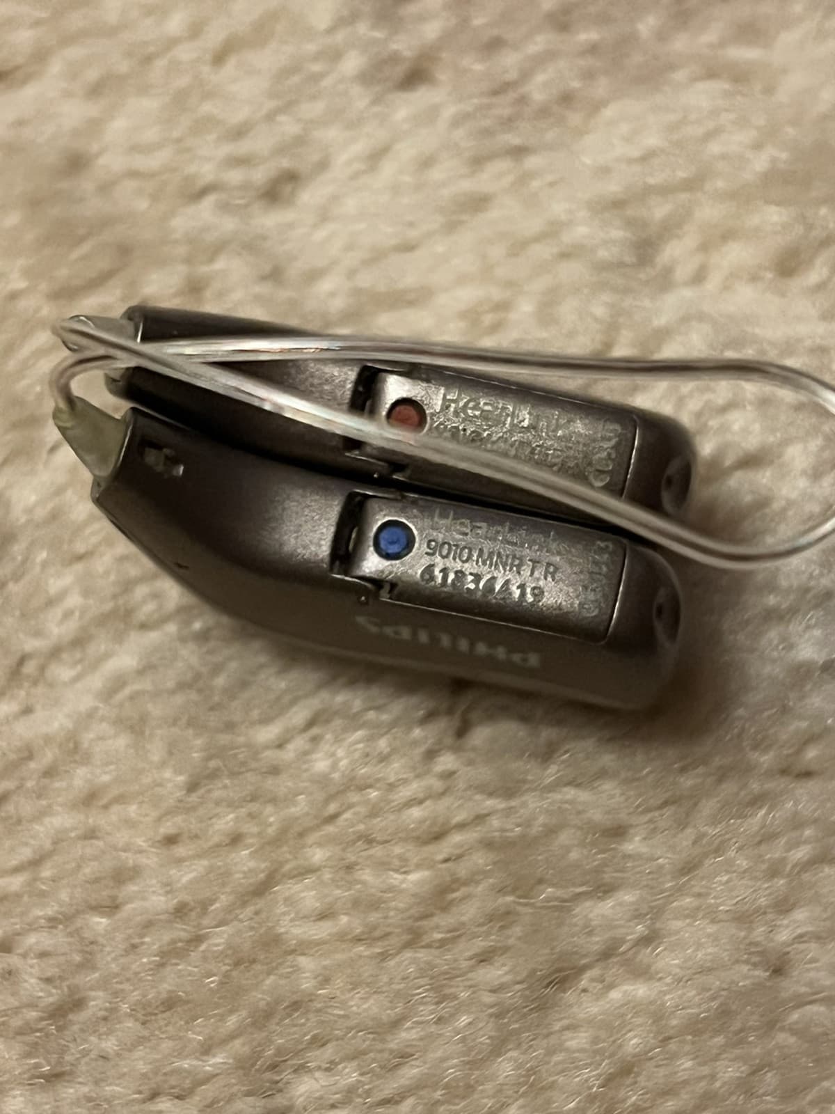 Philips Hearlink Hearing Aids 9010 MNR TR Right & Left MiniRITE Charging Base - Thumbnail 14