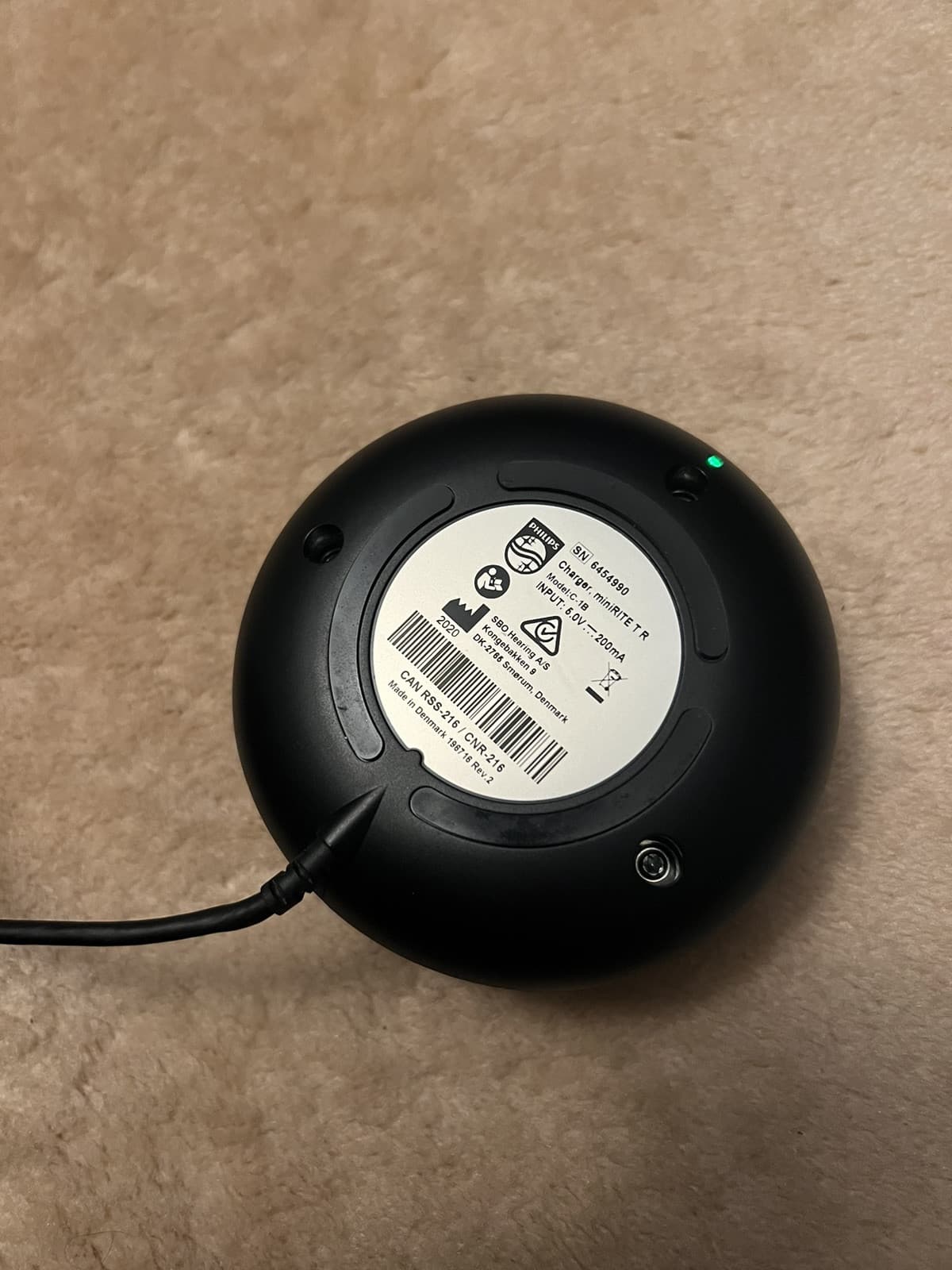 Philips Hearlink Hearing Aids 9010 MNR TR Right & Left MiniRITE Charging Base - Thumbnail 10