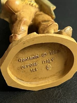 VTG FONTANINI Nativity Depose ITALY 1987 SIMONETTI 144 Boy DAVID Lantern 5" - Thumbnail 8