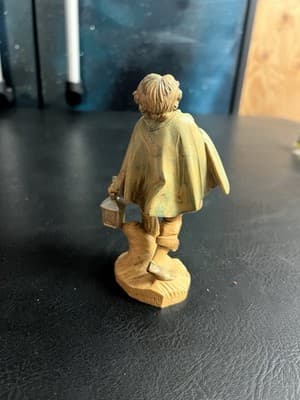 VTG FONTANINI Nativity Depose ITALY 1987 SIMONETTI 144 Boy DAVID Lantern 5" - Thumbnail 4