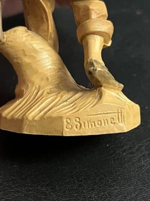 VTG FONTANINI Nativity Depose ITALY 1987 SIMONETTI 144 Boy DAVID Lantern 5" - Thumbnail 10