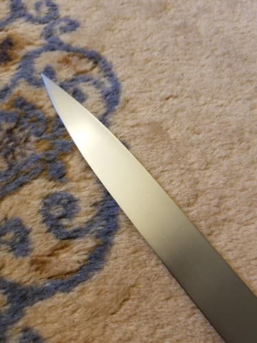 Gerber Legendary Blades 1206 8” Slicer Knife Kitchen Vtg Wood Handle Blade - Thumbnail 4