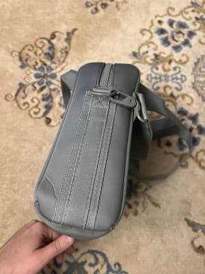 Rare Dagne Dover Grey Laptop Tote Bag Zip 15x11x4 Grey Carryall Large - Thumbnail 9