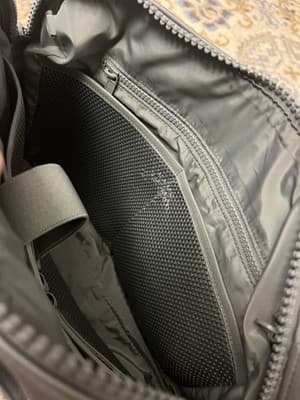 Rare Dagne Dover Grey Laptop Tote Bag Zip 15x11x4 Grey Carryall Large - Thumbnail 14
