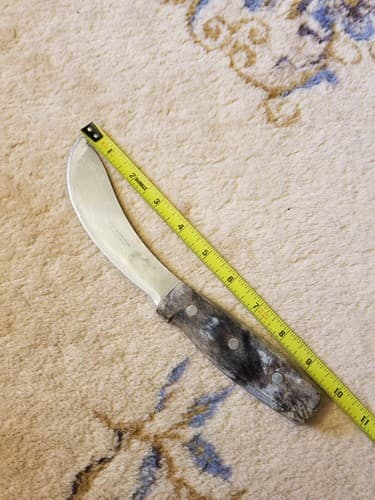 Vtg 1960's R.H. FORSCHNER VICTORINOX SWITZERLAND Skinning 5" Blade Knife Wood - Thumbnail 6